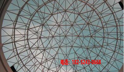 不銹鋼網(wǎng)架罩頂棚工程